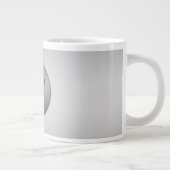 Monogramm ‚Letter L‘ Jumbo-Tasse (Rechts)