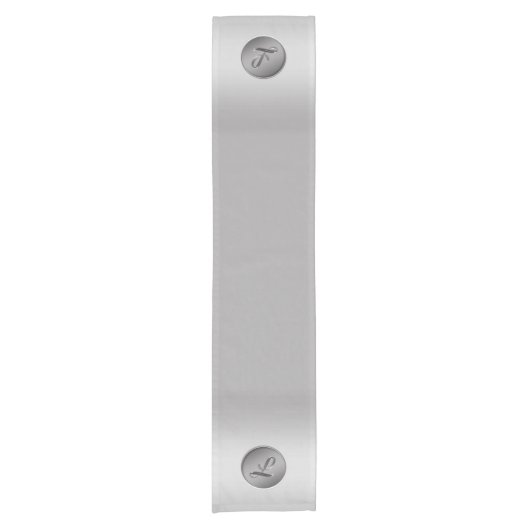 Monogramm ‚Letter L‘ Kurzer Tischläufer (Vorderseite)