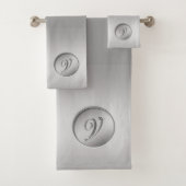 Monogramm "Letter V" Badhandtuch Set (Insitu)