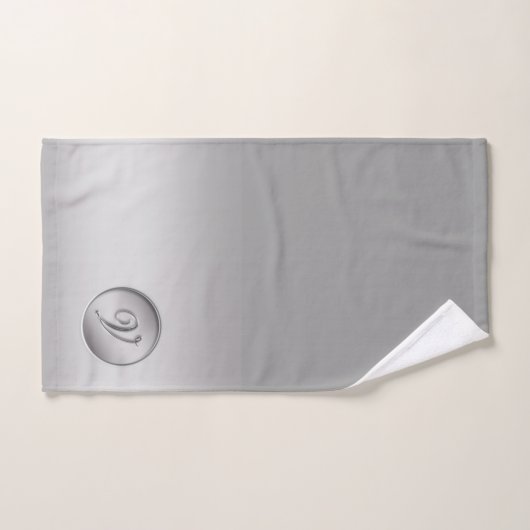 Monogramm "Letter V" Badhandtuch Set (Handtuch)