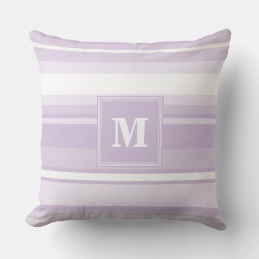 Monogramm lila Streifen (Vorderseite)