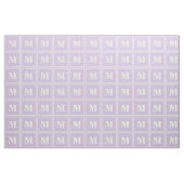 Monogramm lila Streifen Stoff (Fat Quarter (45,7 x 55,9 cm))