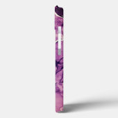 Monogramm Lila Tinte Abstrakt Feminine Case-Mate iPhone Hülle (Rückseite / Links)