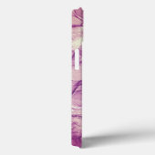 Monogramm Lila Tinte Abstrakt Feminine Case-Mate iPhone Hülle (Rückseite / Rechts)