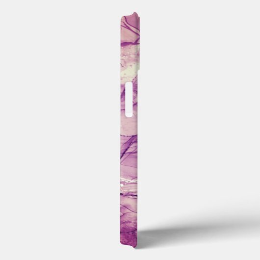 Monogramm Lila Tinte Abstrakt Feminine Case-Mate iPhone Hülle (Rückseite / Rechts)