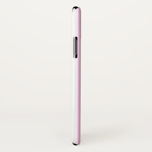 Monogramm lila und rosa vertikale Streifen Case-Mate iPhone Hülle (Hinten/Rechts)