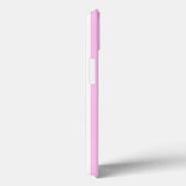 Monogramm lila und rosa vertikale Streifen Case-Mate iPhone Hülle (Rückseite / Rechts)