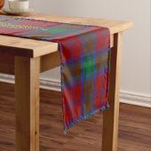 Monogramm-LindsayTartan Kurzer Tischläufer (Beispiel)