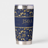 Monogramm-Logo-Anwaltskanzlei-Feiertagsgeschenk fü Thermobecher (Vorderseite)
