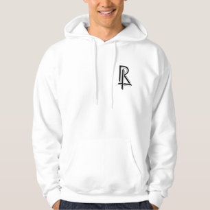 Monogramm Logo-Kombination aus den Buchstaben R un Hoodie