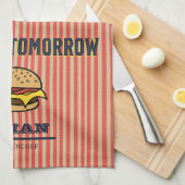 Monogramm lustiges Sprichwort Niedliche Vintage Il Geschirrtuch (Viertel Falte)