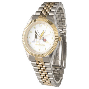 Monogramm "M" - Madeleine Armbanduhr