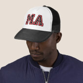 Monogramm "MA"-Initialen Truckerkappe (Beispiel)
