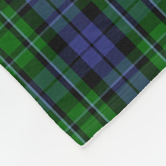 Monogramm MacCallum Tartan Fleecedecke (Ecke)