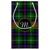 Monogramm MacDonald des InselnTartan Kleine Geschenktüte (Rückseite)