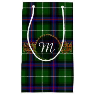 Monogramm MacDonald des InselnTartan Kleine Geschenktüte