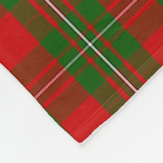 Monogramm MacGregor Tartan Fleecedecke (Ecke)