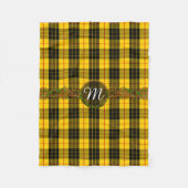 Monogramm MacLeod Tartan Fleecedecke (Vorderseite)