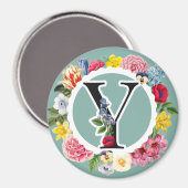 Monogramm Magnet (Vorderseite/Rückseite)