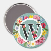 Monogramm Magnet (Vorderseite/Rückseite)