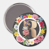 Monogramm Magnet (Vorderseite/Rückseite)