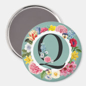 Monogramm Magnet (Vorderseite/Rückseite)