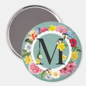 Monogramm Magnet (Vorderseite/Rückseite)