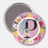 Monogramm Magnet (Vorderseite/Rückseite)