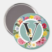 Monogramm Magnet (Vorderseite/Rückseite)