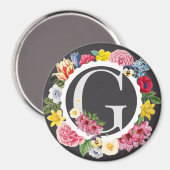 Monogramm Magnet (Vorderseite/Rückseite)