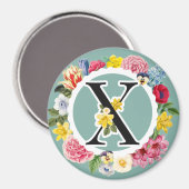 Monogramm Magnet (Vorderseite/Rückseite)