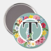 Monogramm Magnet (Vorderseite/Rückseite)