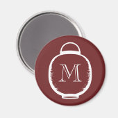 Monogramm Magnet (Vorderseite/Rückseite)