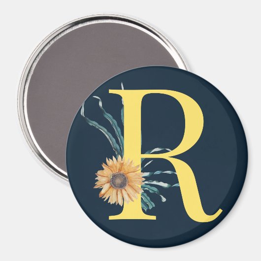 Monogramm Magnet (Vorderseite/Rückseite)
