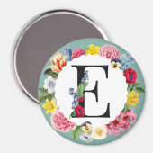 Monogramm Magnet (Vorderseite/Rückseite)