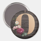Monogramm Magnet (Vorderseite/Rückseite)