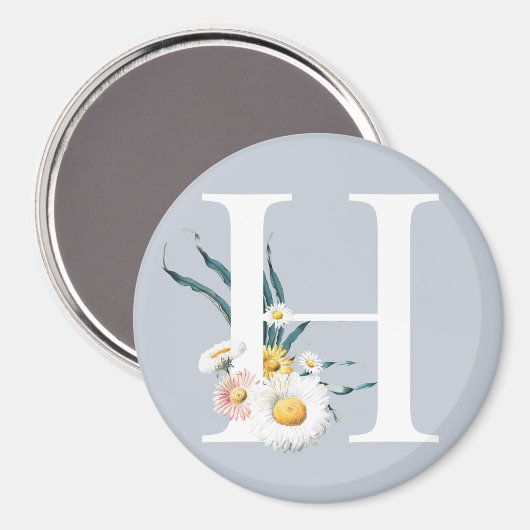 Monogramm Magnet (Vorderseite/Rückseite)