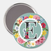 Monogramm Magnet (Vorderseite/Rückseite)