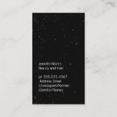 Monogramm/Makeup Visitenkarte (Rückseite)