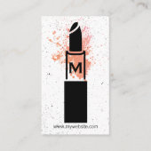 Monogramm/Makeup Visitenkarte (Vorderseite)