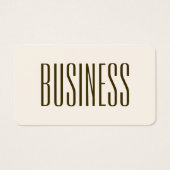 Monogramm, Marke oder Firmenname | Off-white Brown (Vorderseite)