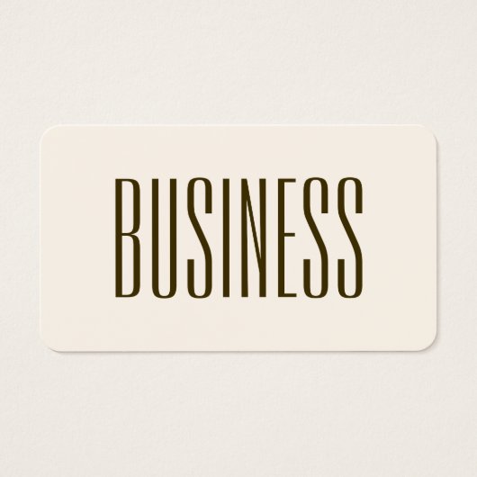 Monogramm, Marke oder Firmenname | Off-white Brown (Vorderseite)