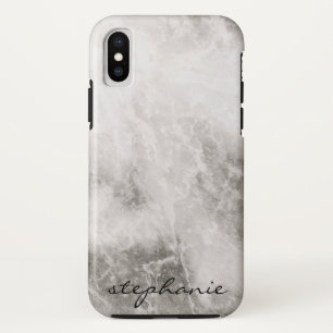 Monogramm-Marmor-Hintergrund Case-Mate iPhone Hülle
