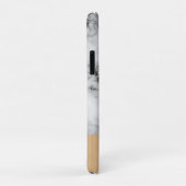 Monogramm-Marmor und Holzmuster Case-Mate iPhone Hülle (Hinten/Rechts)