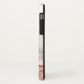 Monogramm-Marmorfarbblöcke Case-Mate iPhone Hülle (Hinten/Links)