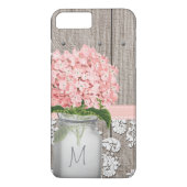 Monogramm Mason Jar Case-Mate iPhone Hülle (Rückseite)