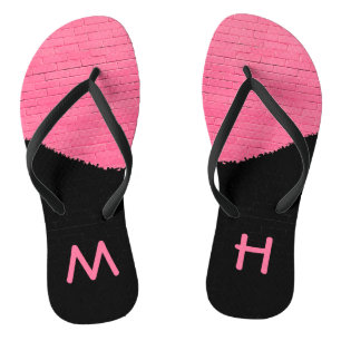 Monogramm Mauerziegel Badesandalen