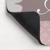 Monogramm-Maus-Pad Mousepad (Ecke)
