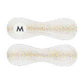 Monogramm mehrfarbiger Punkt Hintergrund Baseball (Paneele)