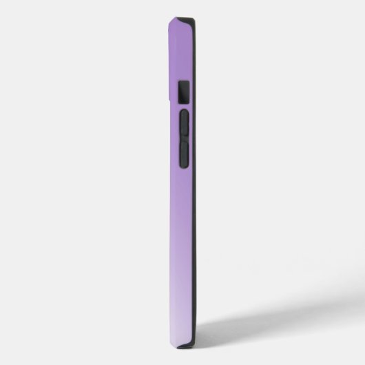 Monogramm Metallic Violet Lila Drift Glitzer Case-Mate iPhone Hülle (Rückseite / Links)